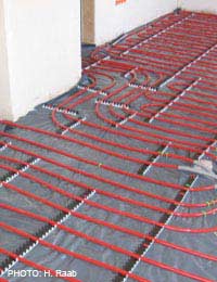 Underfloor Heating Efficient Heat Pump